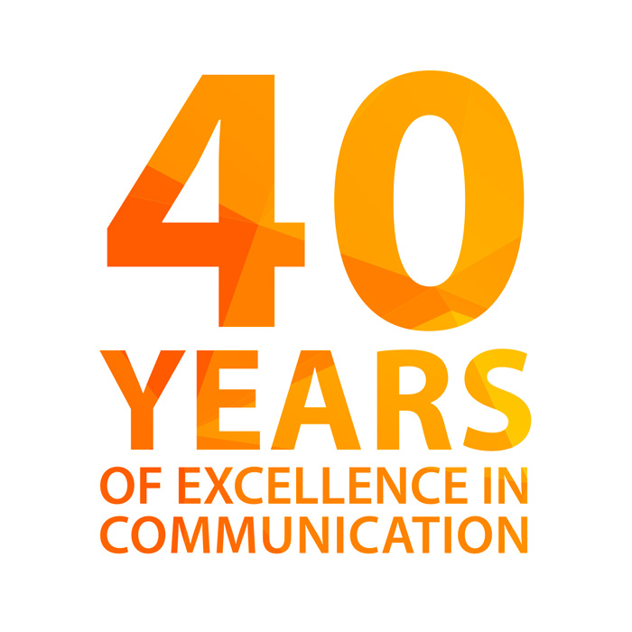 40 years of excellence in communication